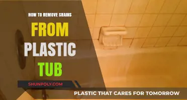 Effective Methods to Remove Stains from Plastic Tubs Easily