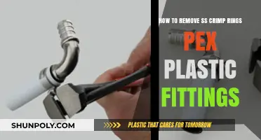 Easy Guide: Removing SS Crimp Rings from PEX Plastic Fittings