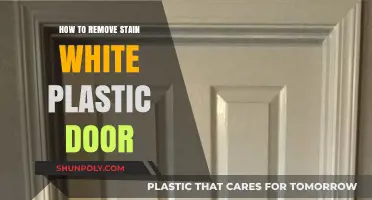 Effective Stain Removal Tips for Your White Plastic Door