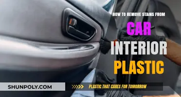 Effective Tips to Clean and Remove Stains from Car Interior Plastic