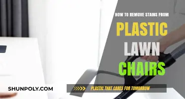 Effective Stain Removal Tips for Your Plastic Lawn Chairs