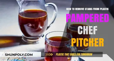 Effective Stain Removal Tips for Your Plastic Pampered Chef Pitcher