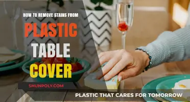 Effective Tips to Remove Stains from Your Plastic Table Cover