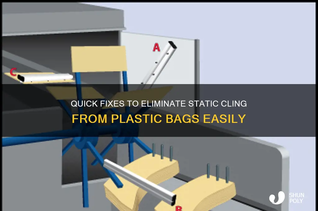 how to remove static electricity from plastic bag
