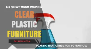Effortless Ways to Remove Sticker Residue from Clear Plastic Furniture