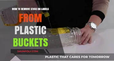 Effortless Ways to Remove Stick-On Labels from Plastic Buckets