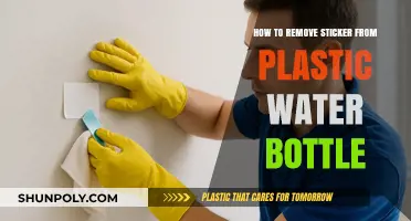 Effortless Sticker Removal: Clean Your Plastic Water Bottle Like a Pro