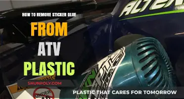 Effective Ways to Remove Sticker Glue from ATV Plastic Surfaces