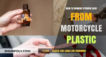 Easy Ways to Remove Sticker Glue from Motorcycle Plastic Surfaces
