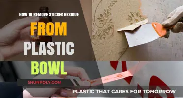 Easy Tips to Remove Sticker Residue from Plastic Bowls