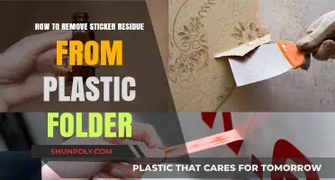 Easy Tips to Remove Sticker Residue from Plastic Folders