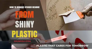 Effortlessly Remove Sticker Residue from Shiny Plastic Surfaces: A Guide