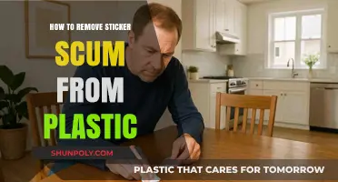 Effective Ways to Remove Stubborn Sticker Residue from Plastic Surfaces