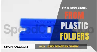 Effortless Sticker Removal: Tips for Cleaning Plastic Folders