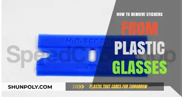 Effortless Sticker Removal: Clean Your Plastic Glasses Like a Pro