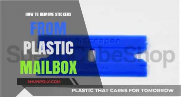Effortless Sticker Removal: Clean Your Plastic Mailbox in Simple Steps