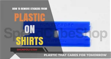 Easy Tips to Remove Stickers from Plastic on Shirts