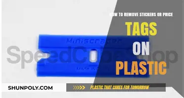 Effortless Ways to Remove Stickers and Price Tags from Plastic Surfaces