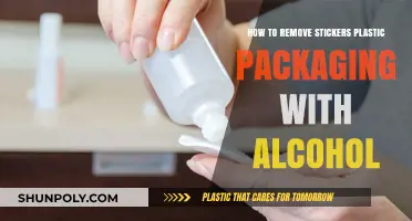 Effortlessly Remove Stickers from Plastic Packaging Using Alcohol: A Quick Guide