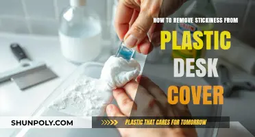 Effective Ways to Remove Stickiness from Your Plastic Desk Cover