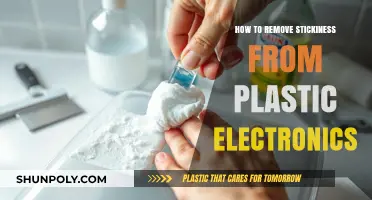 Effective Ways to Remove Stickiness from Plastic Electronics Easily