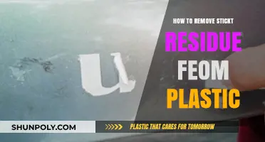 Effective Ways to Remove Sticky Residue from Plastic Surfaces Easily