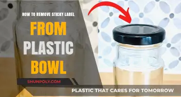 Effortless Ways to Remove Sticky Labels from Plastic Bowls