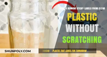 Effortlessly Remove Sticky Labels from Clear Plastic Without Scratching