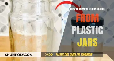 Effortless Ways to Remove Sticky Labels from Plastic Jars