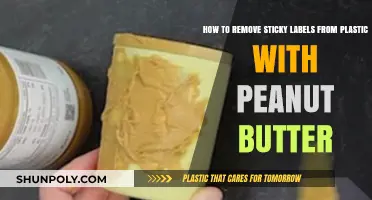Peanut Butter Hack: Effortlessly Remove Sticky Labels from Plastic Surfaces