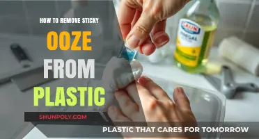 Effective Ways to Clean Sticky Ooze Off Plastic Surfaces Easily