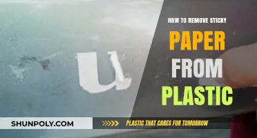 Effortless Tips to Remove Sticky Paper Residue from Plastic Surfaces