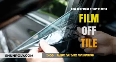 Effective Methods to Remove Sticky Plastic Film from Tile Surfaces