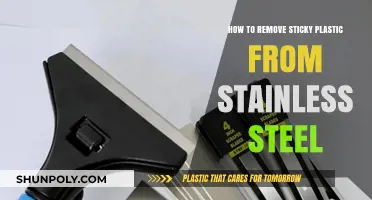 Effective Ways to Remove Sticky Plastic from Stainless Steel Surfaces