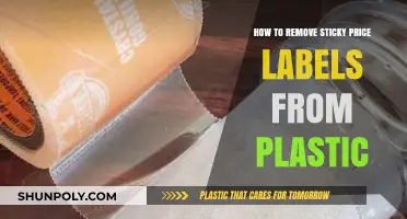 Effortless Ways to Remove Sticky Price Labels from Plastic Surfaces