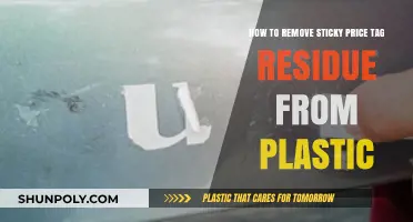 Effortless Ways to Remove Sticky Price Tag Residue from Plastic Surfaces
