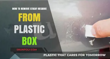 Effective Ways to Remove Sticky Residue from Plastic Boxes Easily