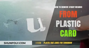 Effective Ways to Remove Sticky Residue from Plastic Cards Easily