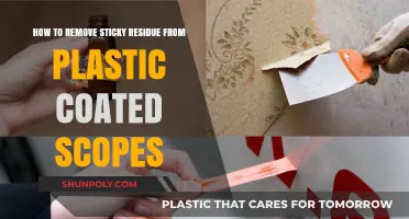 Effective Methods to Remove Sticky Residue from Plastic-Coated Scopes