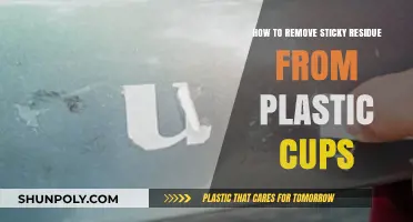 Effective Ways to Remove Sticky Residue from Plastic Cups Easily