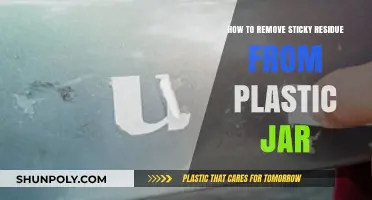 Effective Ways to Remove Sticky Residue from Plastic Jars Easily