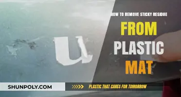 Effective Ways to Remove Sticky Residue from Plastic Mats Easily