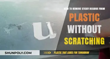 Effortlessly Remove Sticky Residue from Plastic Without Scratching: Quick Tips