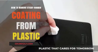 Effective Methods to Remove Sticky Rubber Coating from Plastic Surfaces