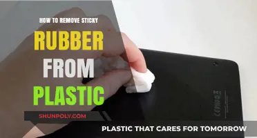 Effective Ways to Remove Sticky Rubber Residue from Plastic Surfaces