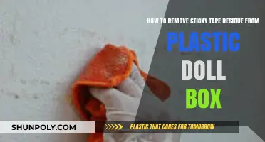 Effective Ways to Remove Sticky Tape Residue from Plastic Doll Boxes