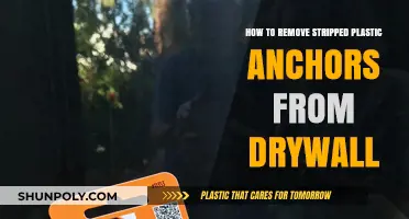 Fixing Wall Woes: Effective Methods to Remove Stripped Plastic Anchors from Drywall