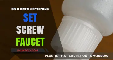 Fixing a Stripped Plastic Set Screw Faucet: Quick Removal Guide