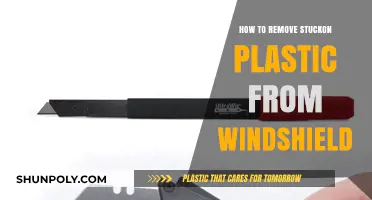 Effective Tips to Remove Stuck-On Plastic from Your Windshield Easily