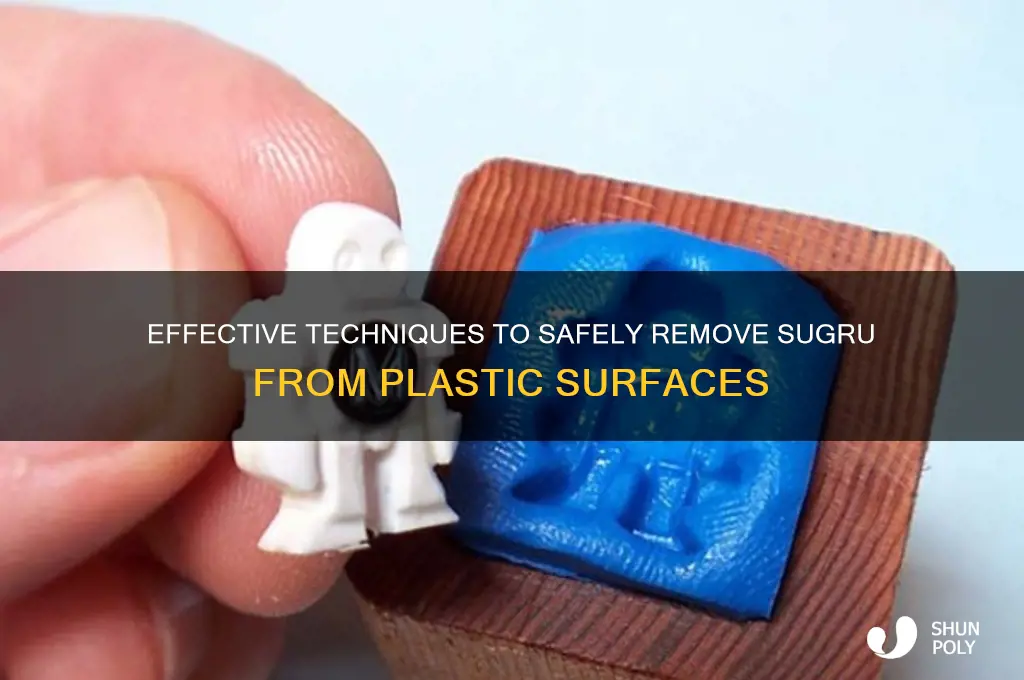 how to remove sugru from plastic